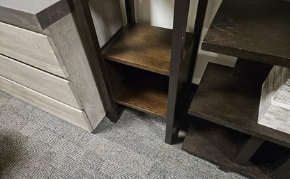 Deep Espresso Etagere w/ Top Cubby