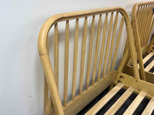 Crate & Barrel Pair of 'Bodie' Twin Beds