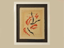"Lepal III C" Float Mount Vintage Modern Print in Black Frame
