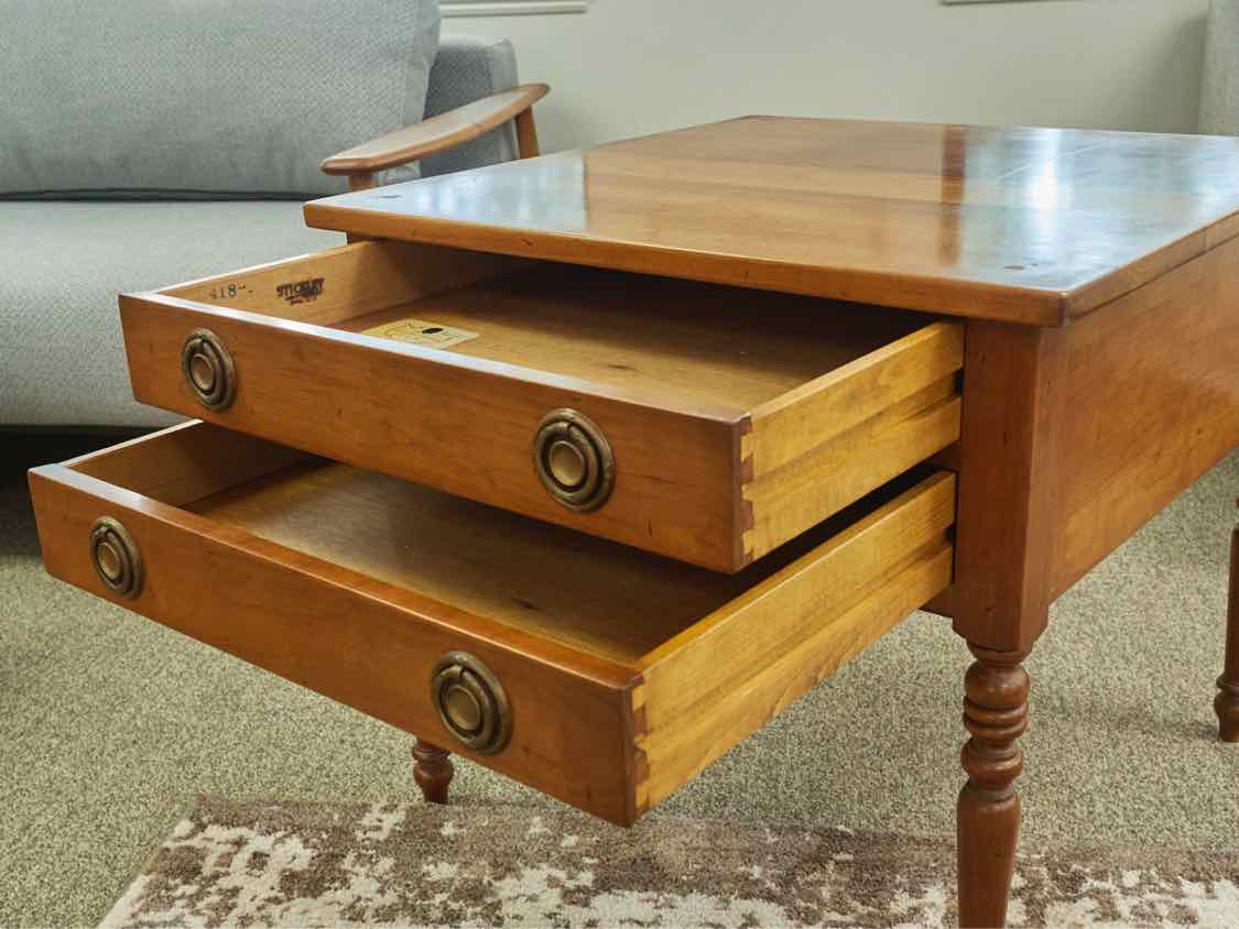 Pair of Vintage 1950's Stickley 'Cherry Valley' Side Tables