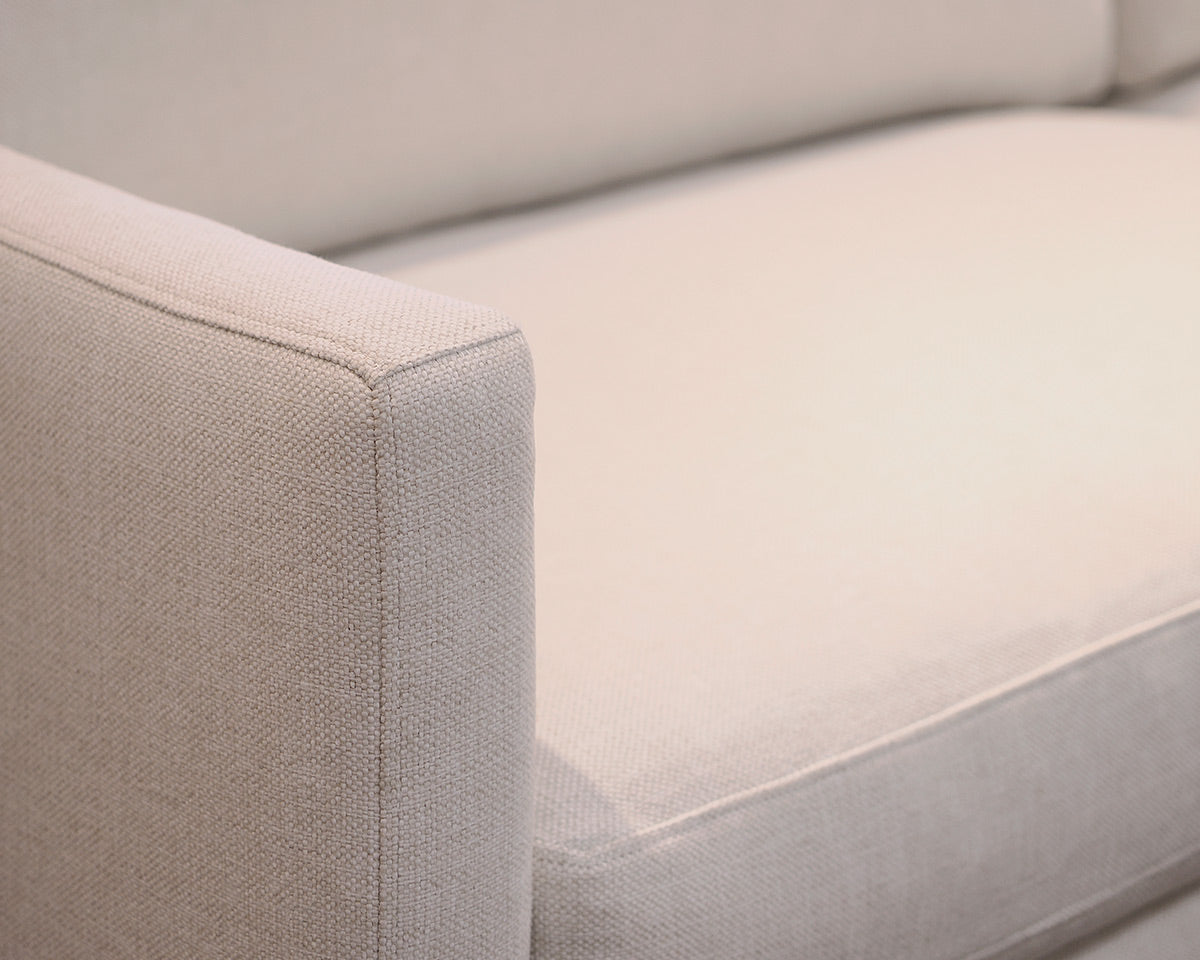 Room & Board Two-Cushion Sofa With Ottoman