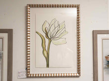Floating Watercolor Of A Magnolia Blossom In Brushed Silver Frame