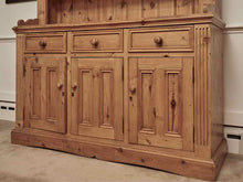 Dillon & Co.English Pine Open Hutch with 2 Shelves  & Fluted Sides