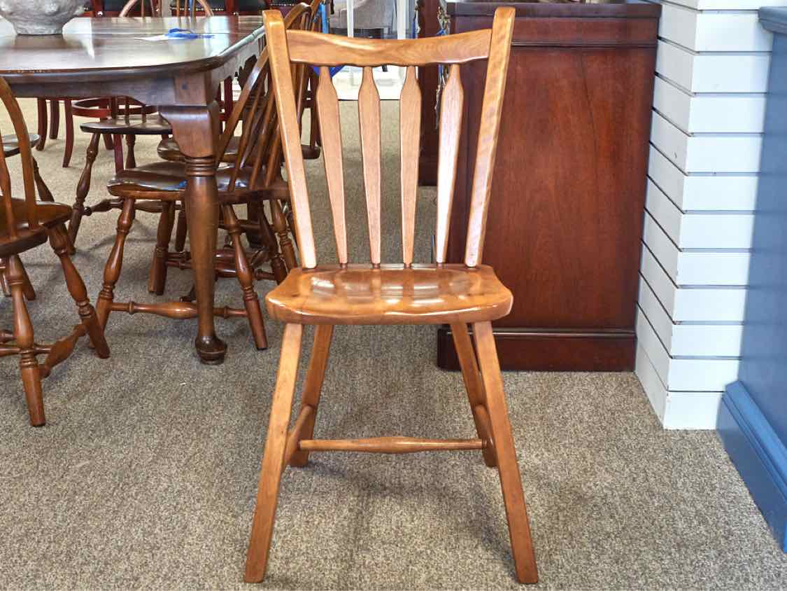 Maple Drop Leaf Table & Set of Four Slat Back Chairs