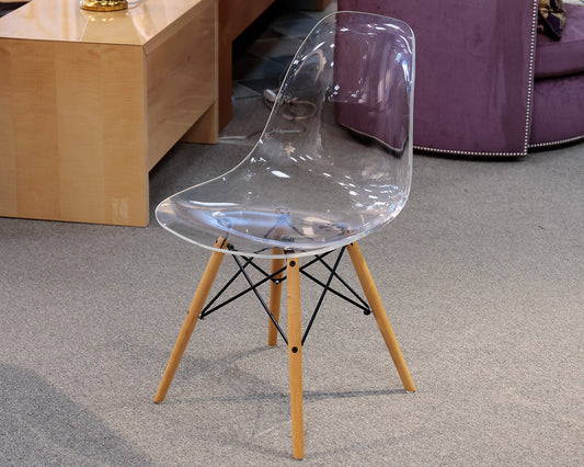 Contemporary Acrylic Office Chair