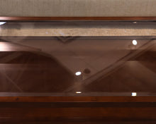 Dark Cherry Glass Top Coffee Table
