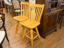 Pair of Maple Counter Stools