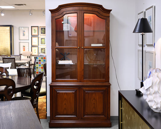 Kindel Regency Style China Two-Piece China Cabinet
