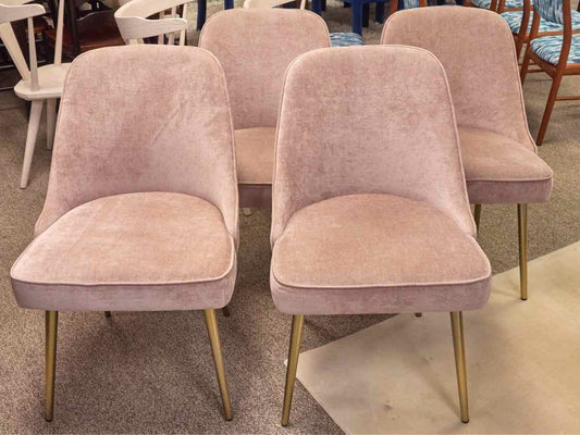 Set of Four West Elm MCM Dining Chairs