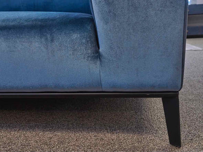 Rove Concepts Blue Sapphire Performance Velvet Sofa