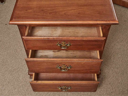 Cherry 3 Drawer Nightstand Chest