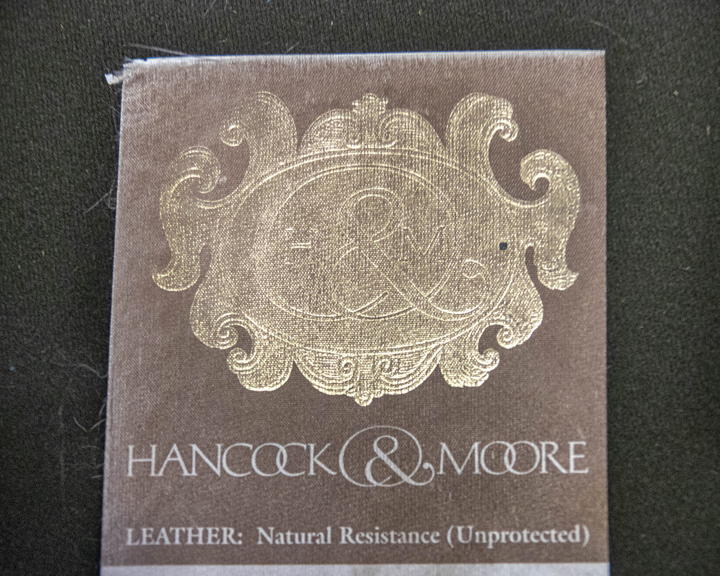 Hancock and Moore Cranberry Spice Leather Loveseat