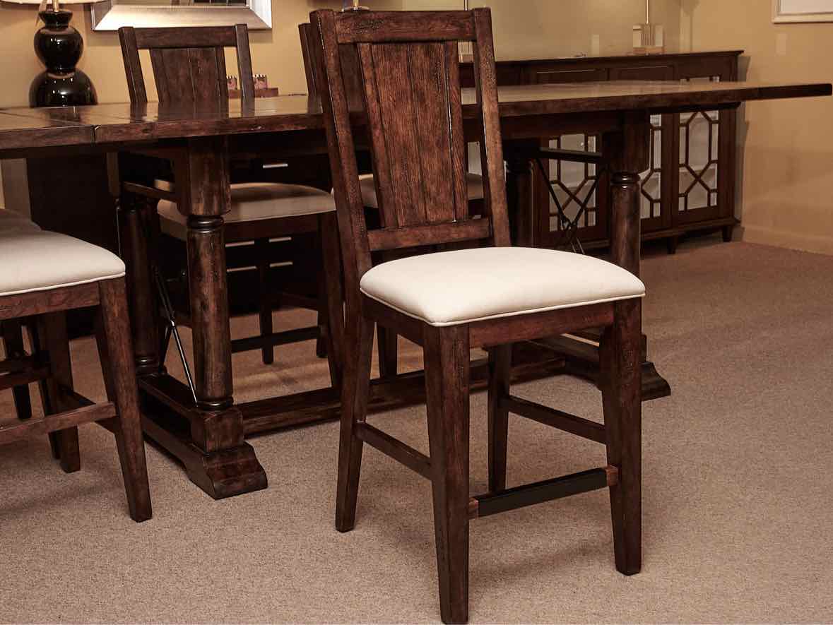 Broyhill Attic Heirlooms Collection High Top Table &  6 Chair& Bench Set