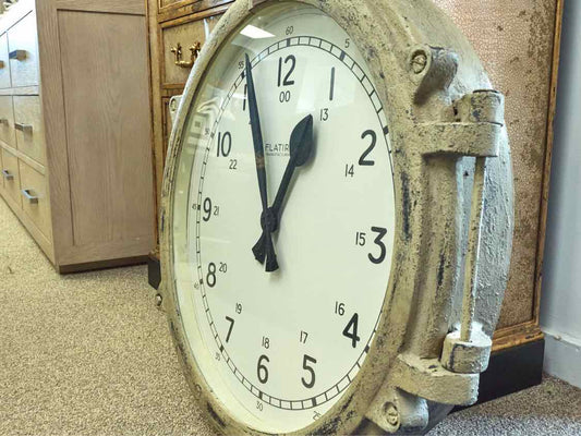 Industrial Round Clock
