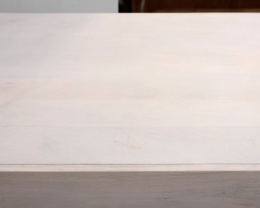 Pair of CB2 Beaufort 30" Whitewashed Wood 2-Drawer Nightstand