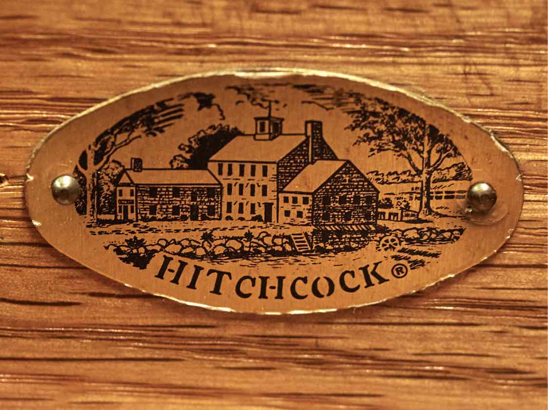 Pair of Cherry Hitchcock Nightstands with 1 Drawer & Open Space