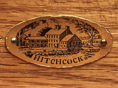 Pair of Cherry Hitchcock Nightstands with 1 Drawer & Open Space