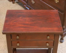 Pair of Mahogany Two Drawer Nightstands