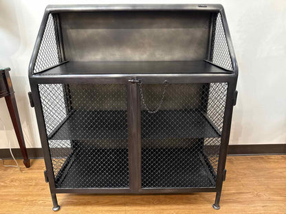 RH 'French Factory-Style Bar Cart