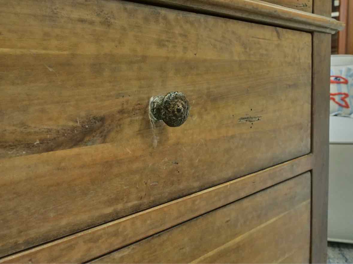 Pair of RH 'St. James 'Oak  Neoclassical 3 Drawer  Nightstands