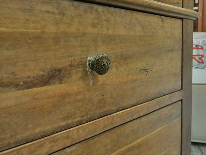 Pair of RH 'St. James 'Oak  Neoclassical 3 Drawer  Nightstands