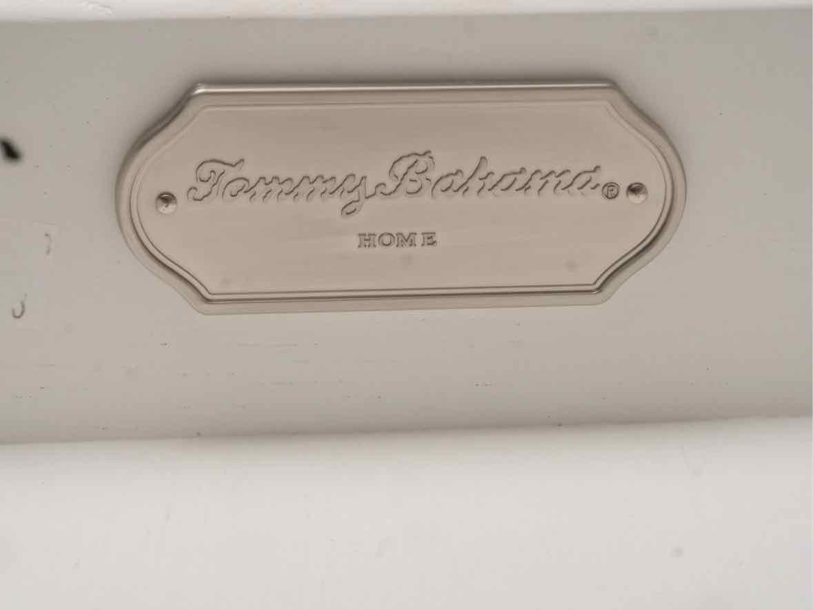 Pair of Tommy Bahama by Lexington Coastal White Finish Side Tables