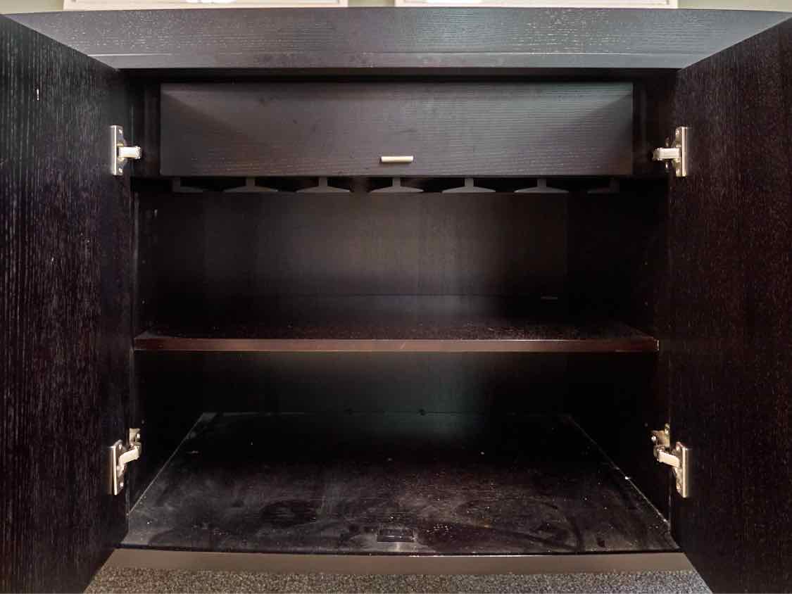Crate & Barrel Ebony Finish Sideboard