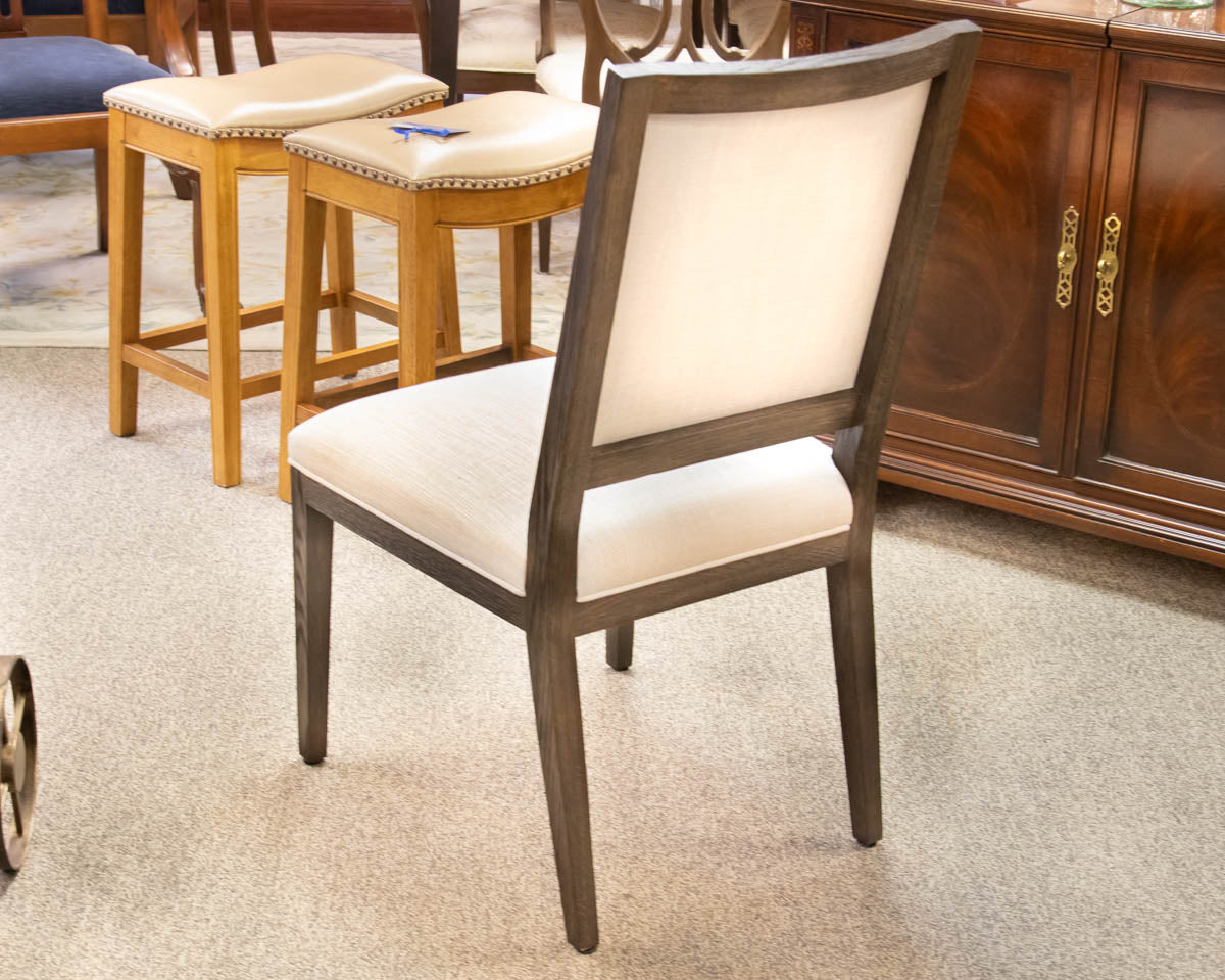 RH 'French Contemporary' Dark Stain Finish  Dining Chair