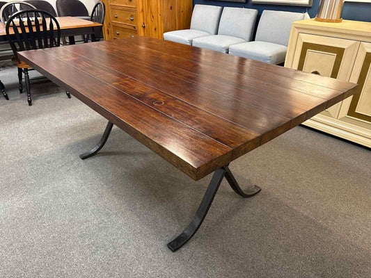 Plank Top Dining Table