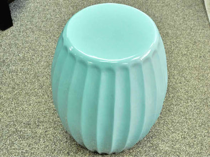 Plastic Garden Stool in Seafoam