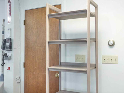Crate & Barrel 'Tate' Bookcase W/ File Cabinet in 'Stone'