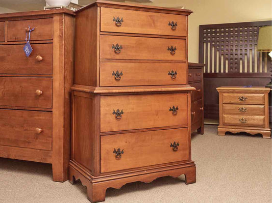 Maple 3 Over 2 Drawer Chest