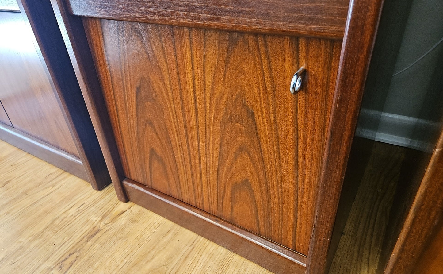 Redwood & Glass Cabinet