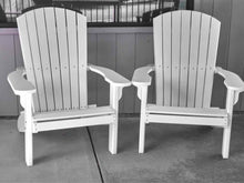 Pair of Pollywood Classic Adirondack Outdoor Chairs