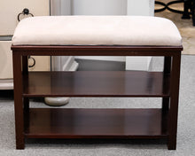 Bench w/ white cushion