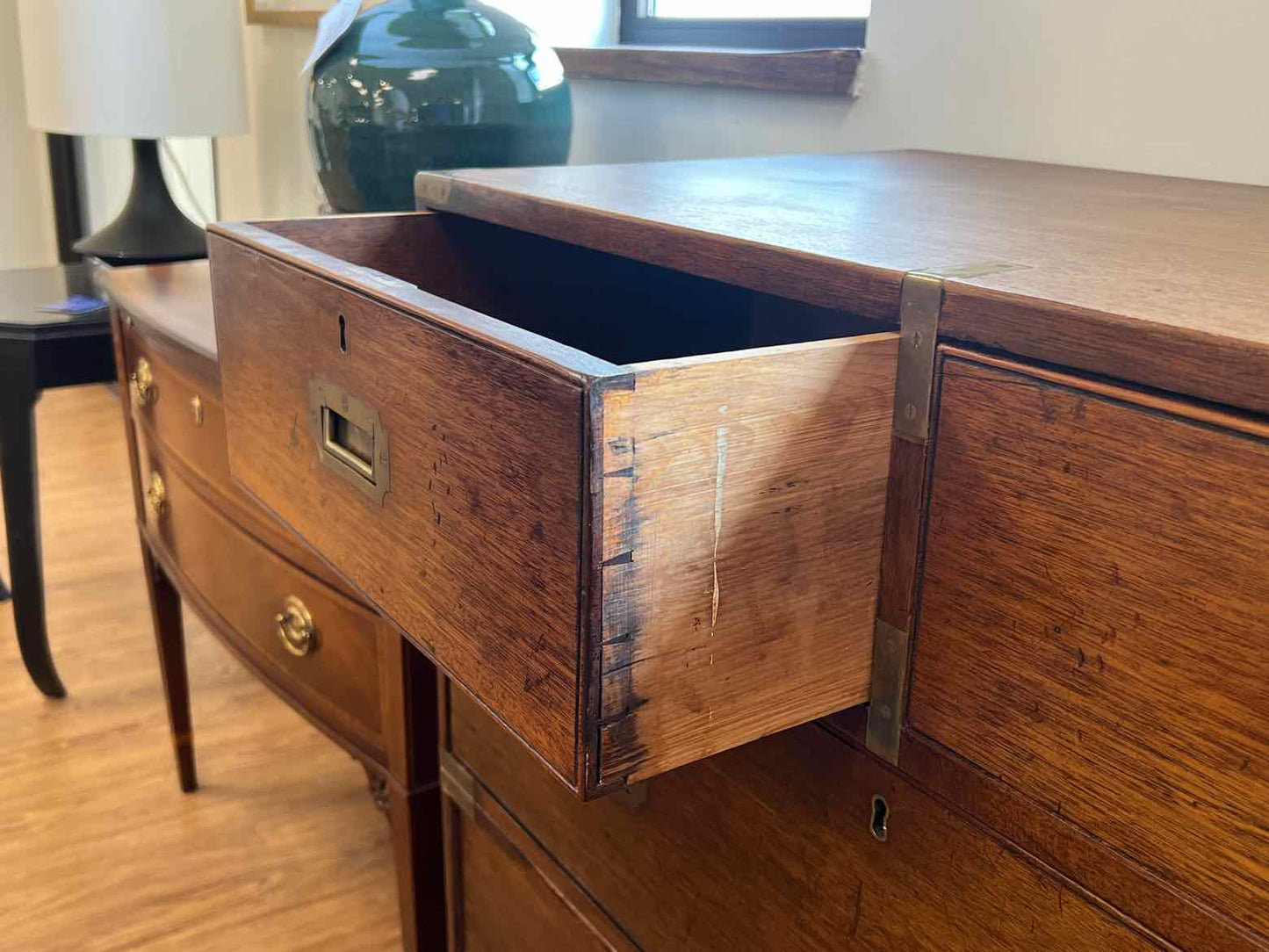 Antique 2-Piece Campaign Chest