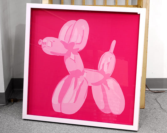 Pink Dog Balloon