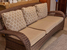 Set of Hampton Bay 'Beacon Park' 3 Season Wicker ,Sofa,Pair of Chairs & Ottoman