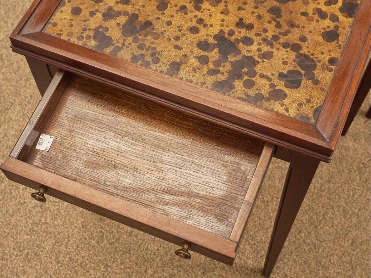 Set of Three of MCM Tortoise Bubble Nesting Tables