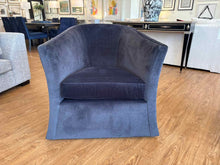 Verellen 'Axelle' Barrel Swivel Chair in Charcoal