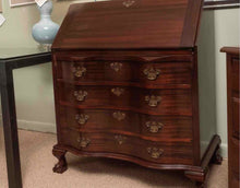 Maddox Mahogany Governor Winthrop  Drop Front 4 Drawer  Secretary Desk