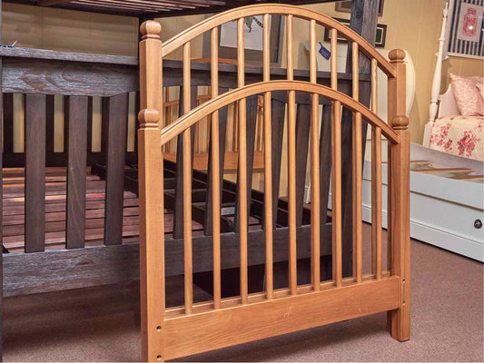 Vermont Tubbs ' Forest Dale' Solid Ash Arch Spindle Twin Bed