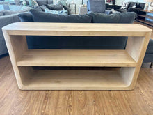 RH 'Oslo' Open Console in Light Oak