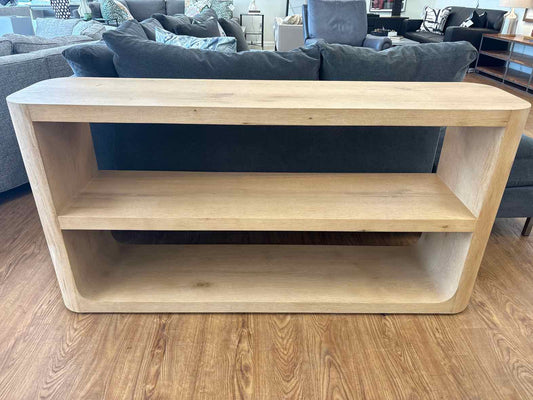 RH 'Oslo' Open Console in Light Oak