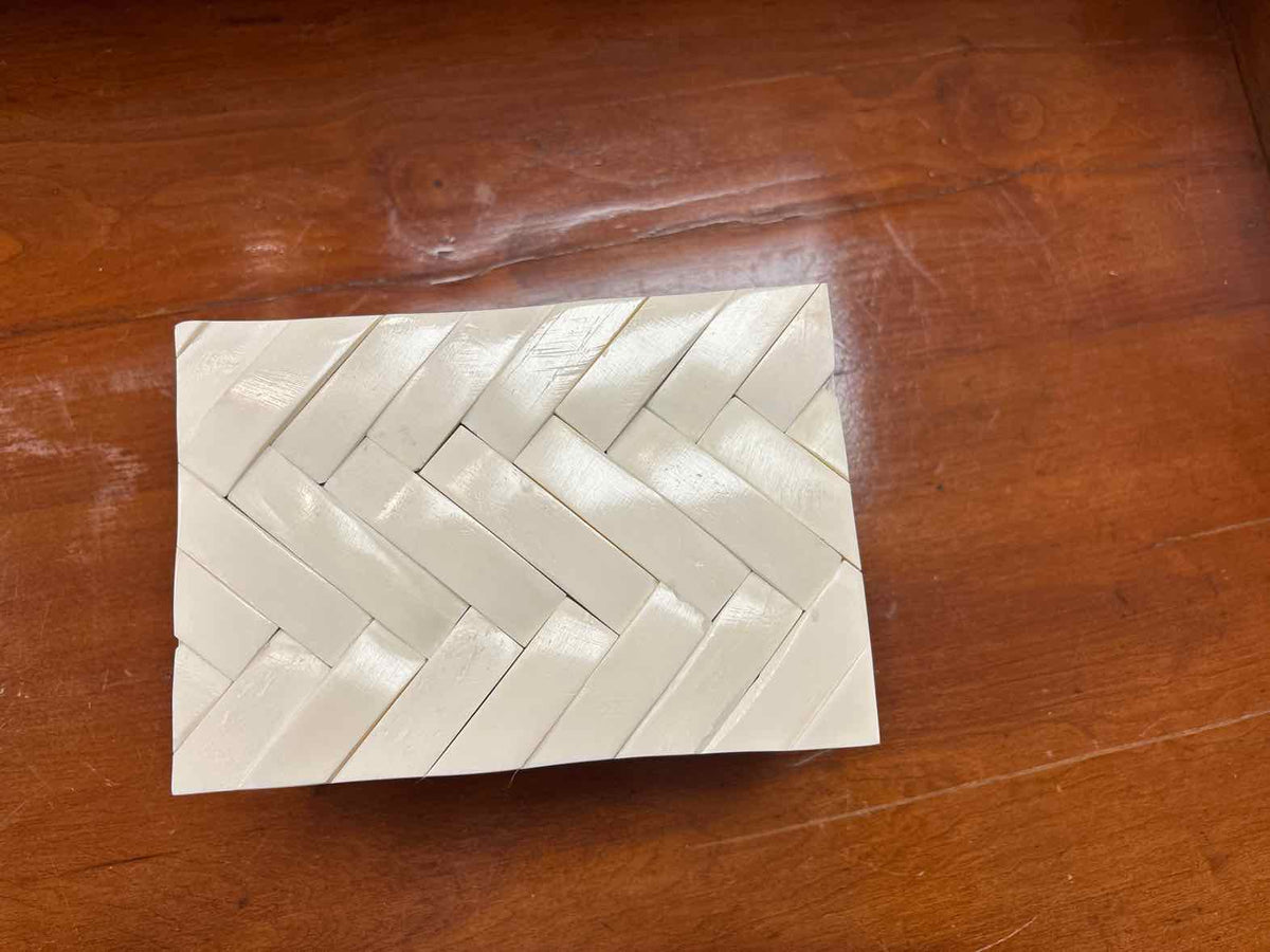 Small Decorative Box in Bone
