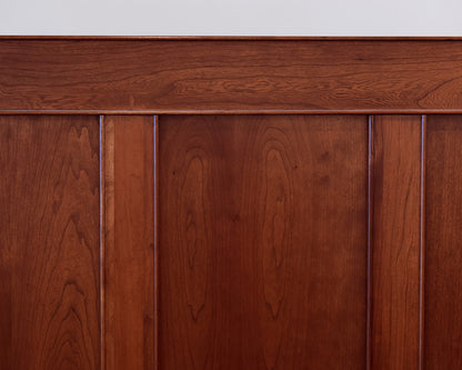 Cherry Panel Queen Bed