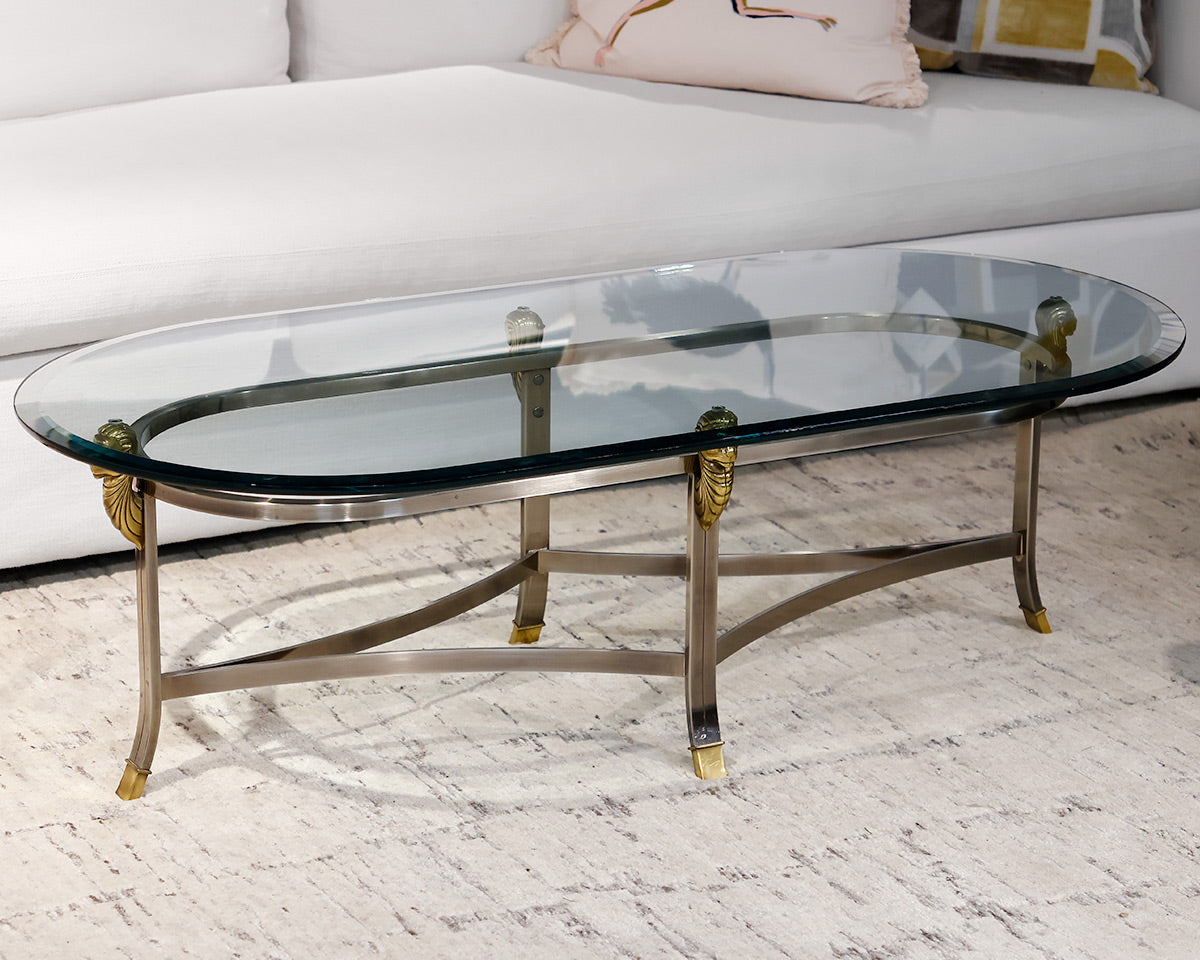 Accent Table w/ Lion Heads