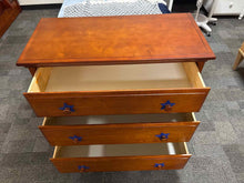 Cherry Wood 3-Drawer Dresser