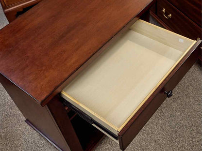 Aspen Home Cherry Finish 1 Drawer Nightstand with Open storage