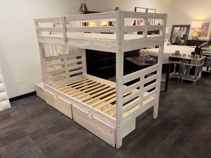 Twin Over Twin Bunkbed w/Storage Stairs